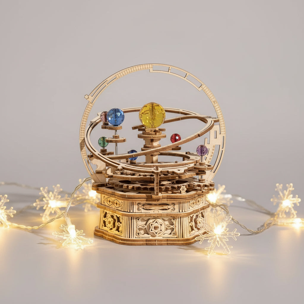 ROKR® Starry Night – Boîte à Musique Mécanique 3D en Bois